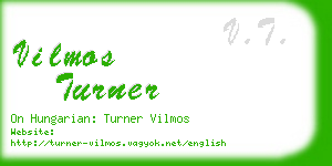 vilmos turner business card